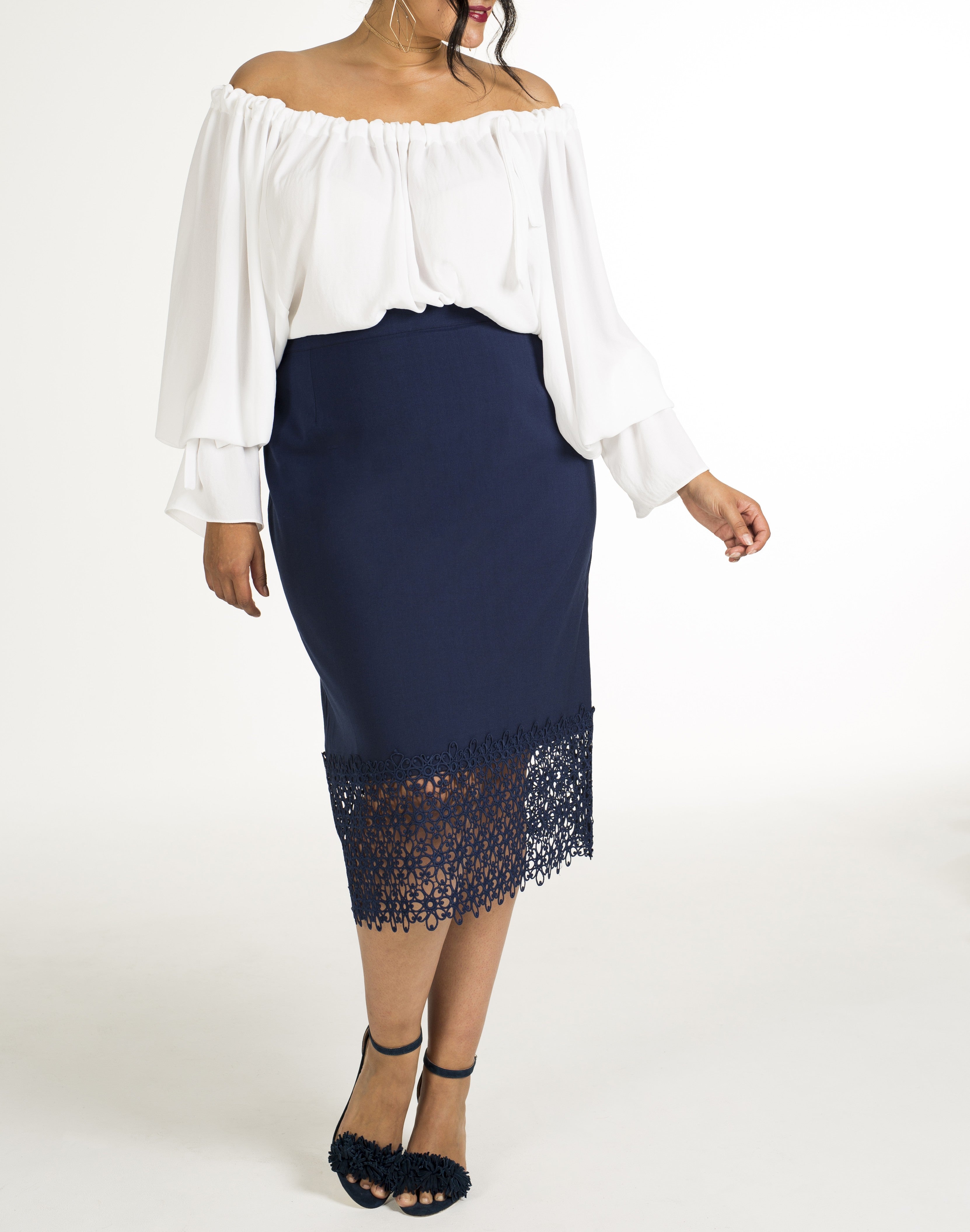 Paula Skirt — Venetian Blue