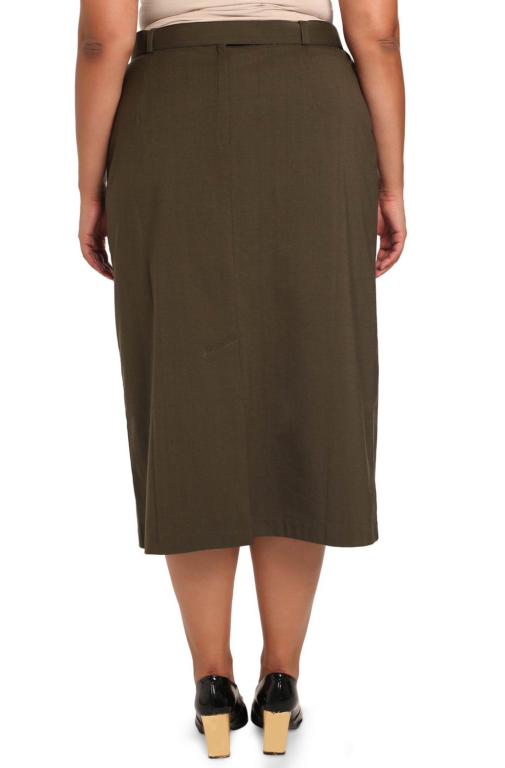 Lisabetta Skirt — Green Leaf