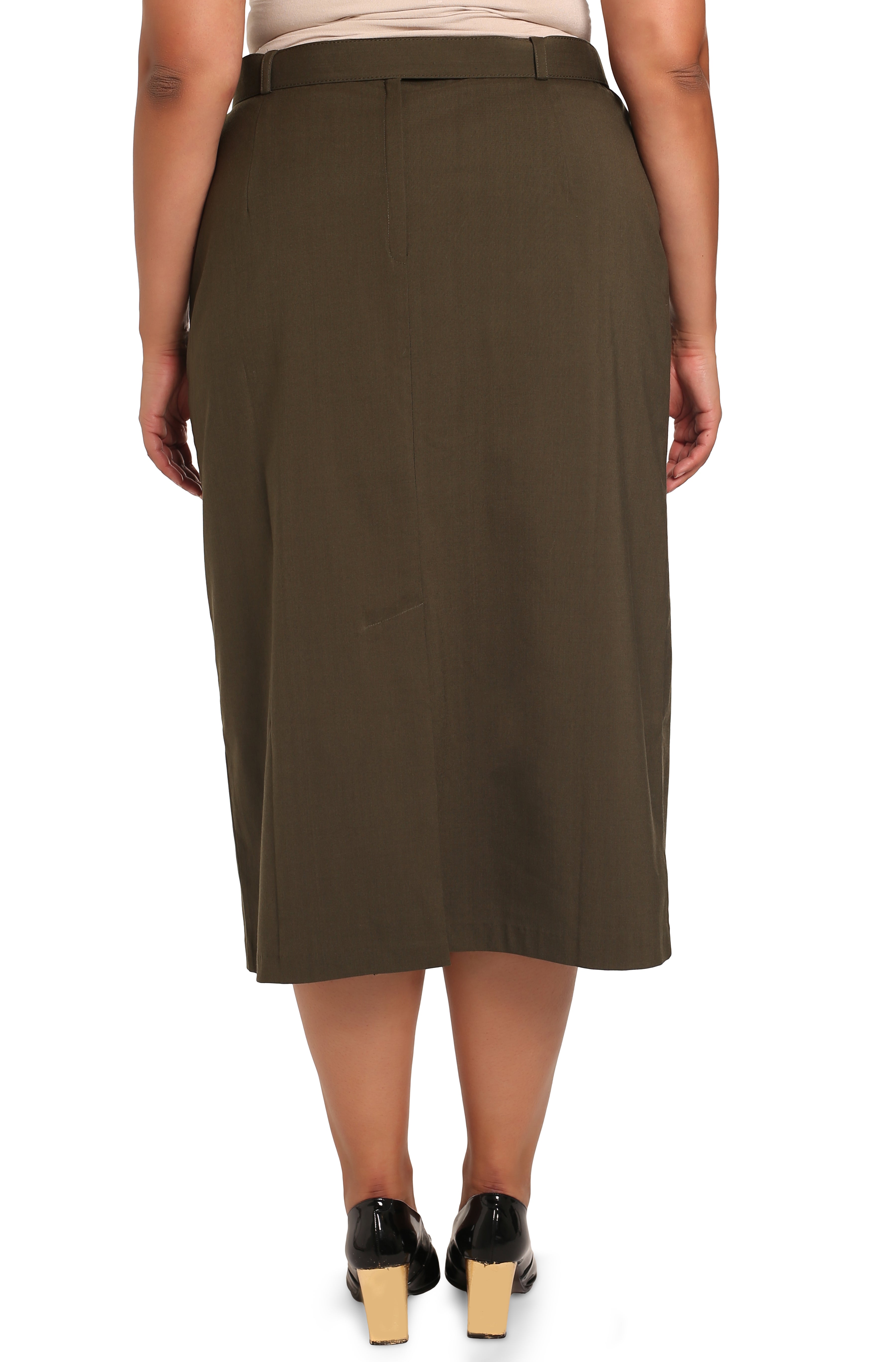 Lisabetta Skirt — Green Leaf
