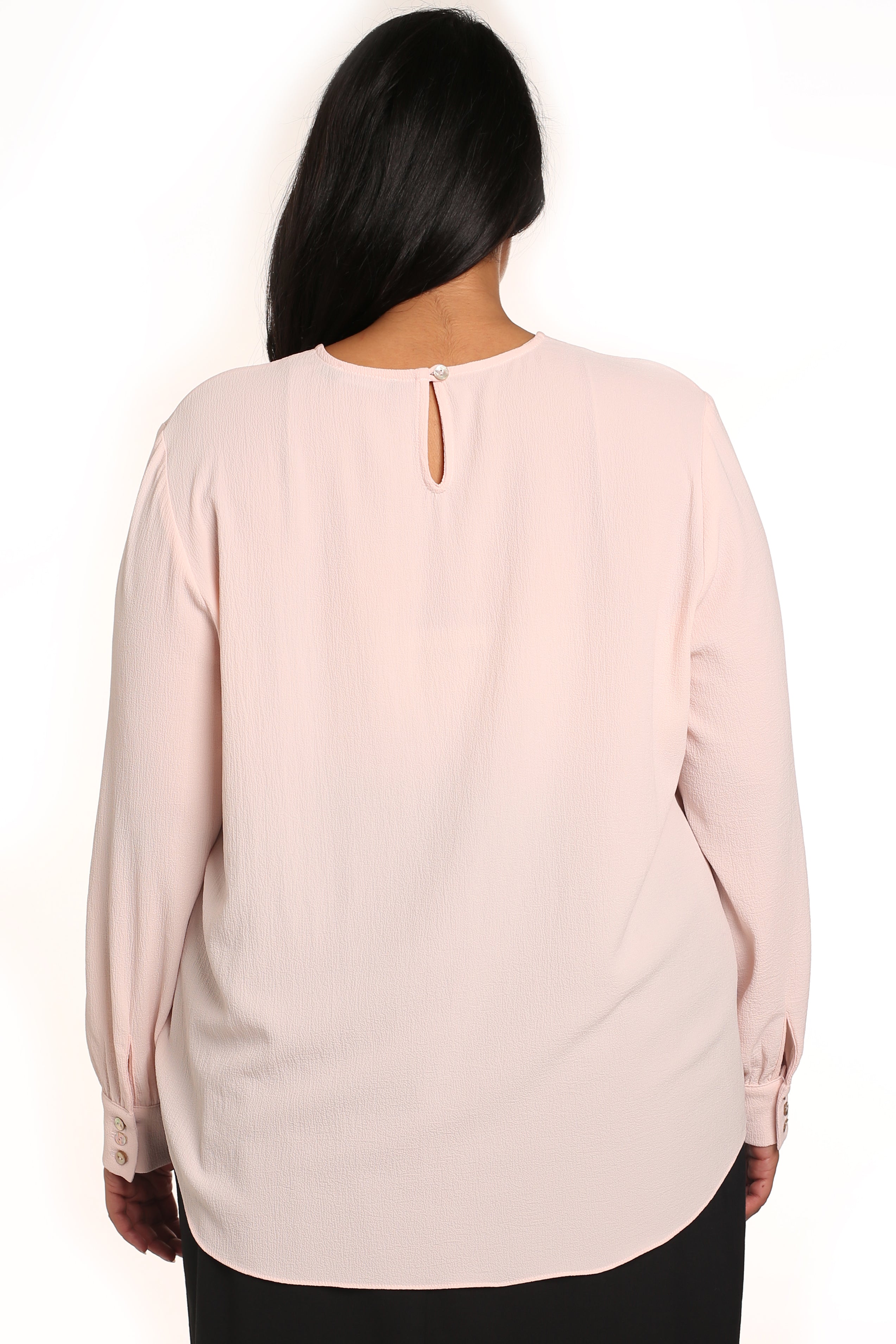 Lena Frilled Top — Persian Pink