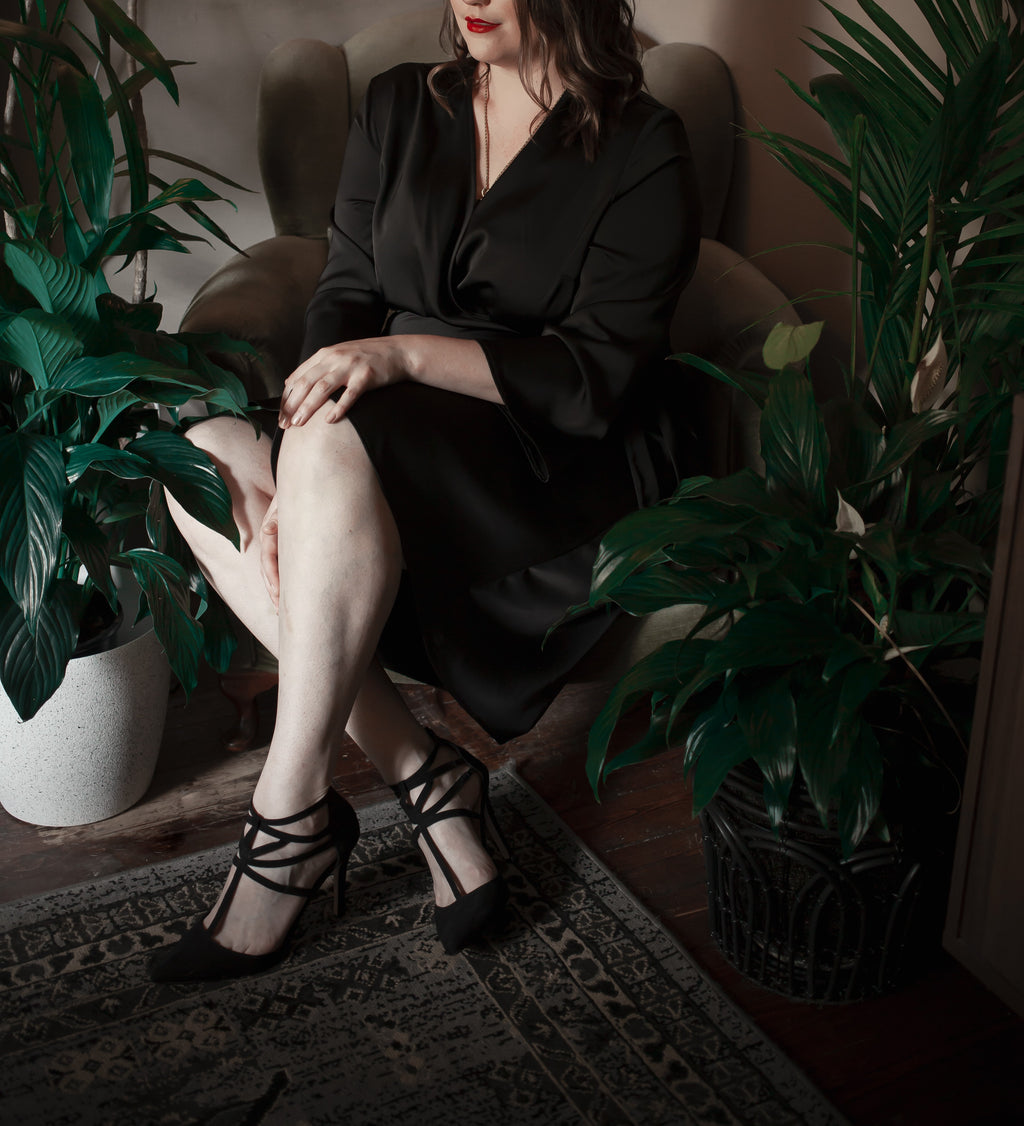Tippy Wrap Dress — Café Noir