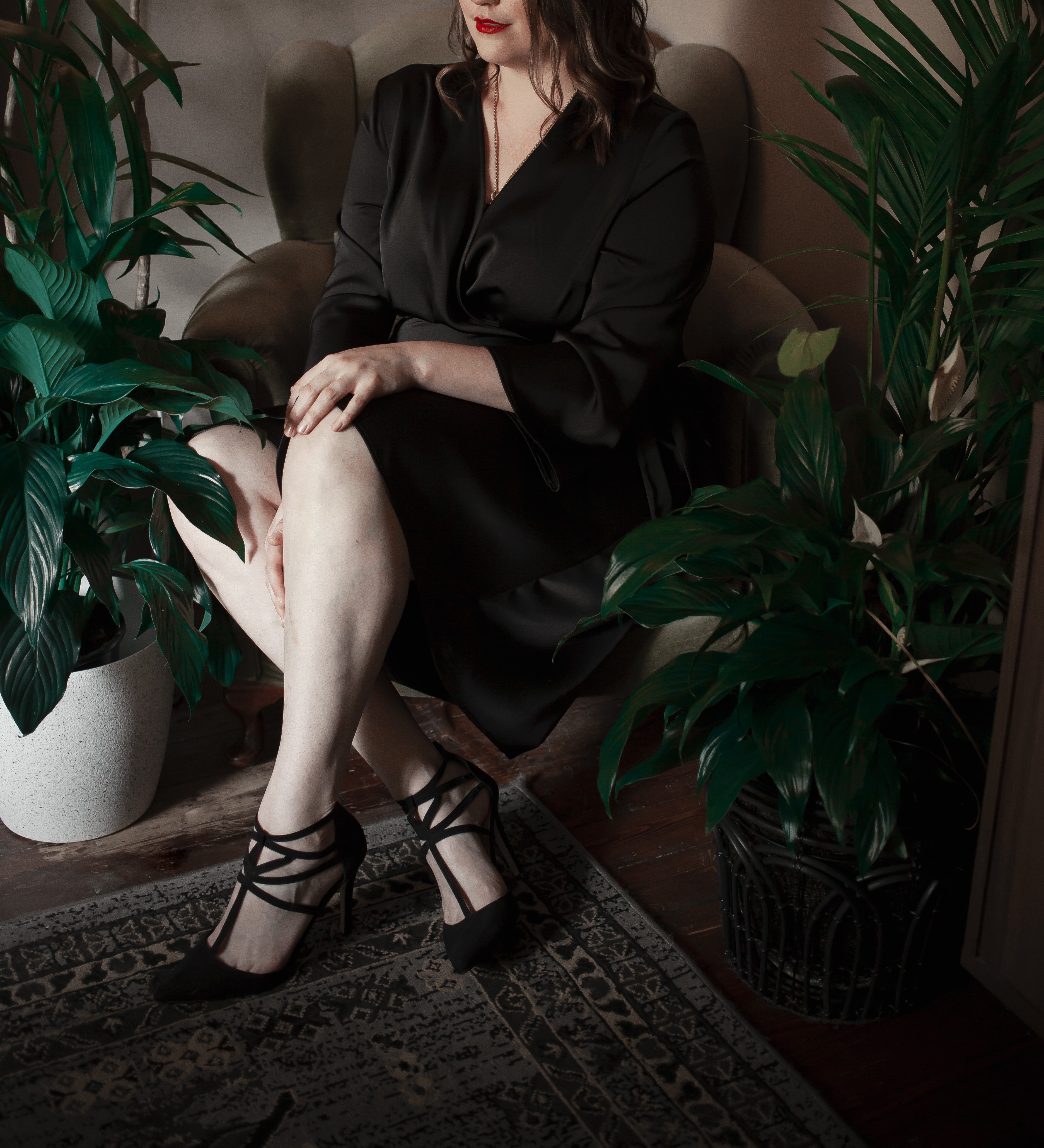 Tippy Wrap Dress — Café Noir