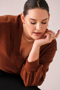 Marilyn Knit Top — Toffee