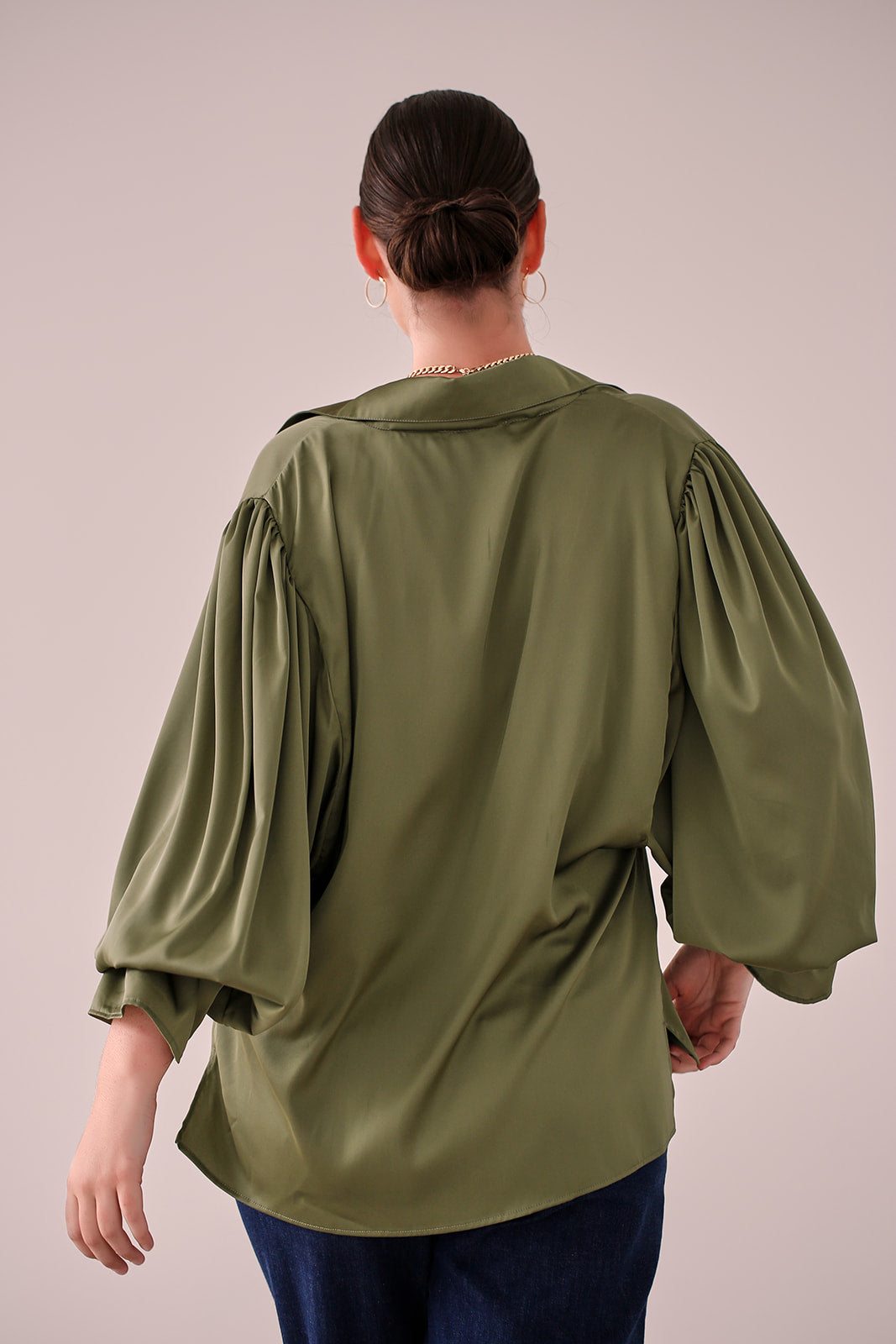 Roberta Shirt — Sage