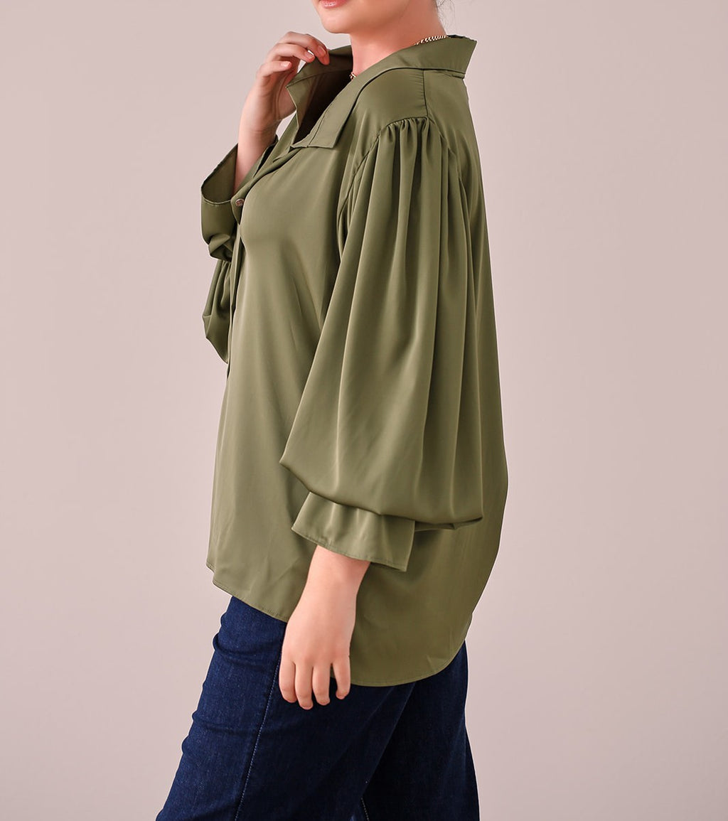 Roberta Shirt — Sage