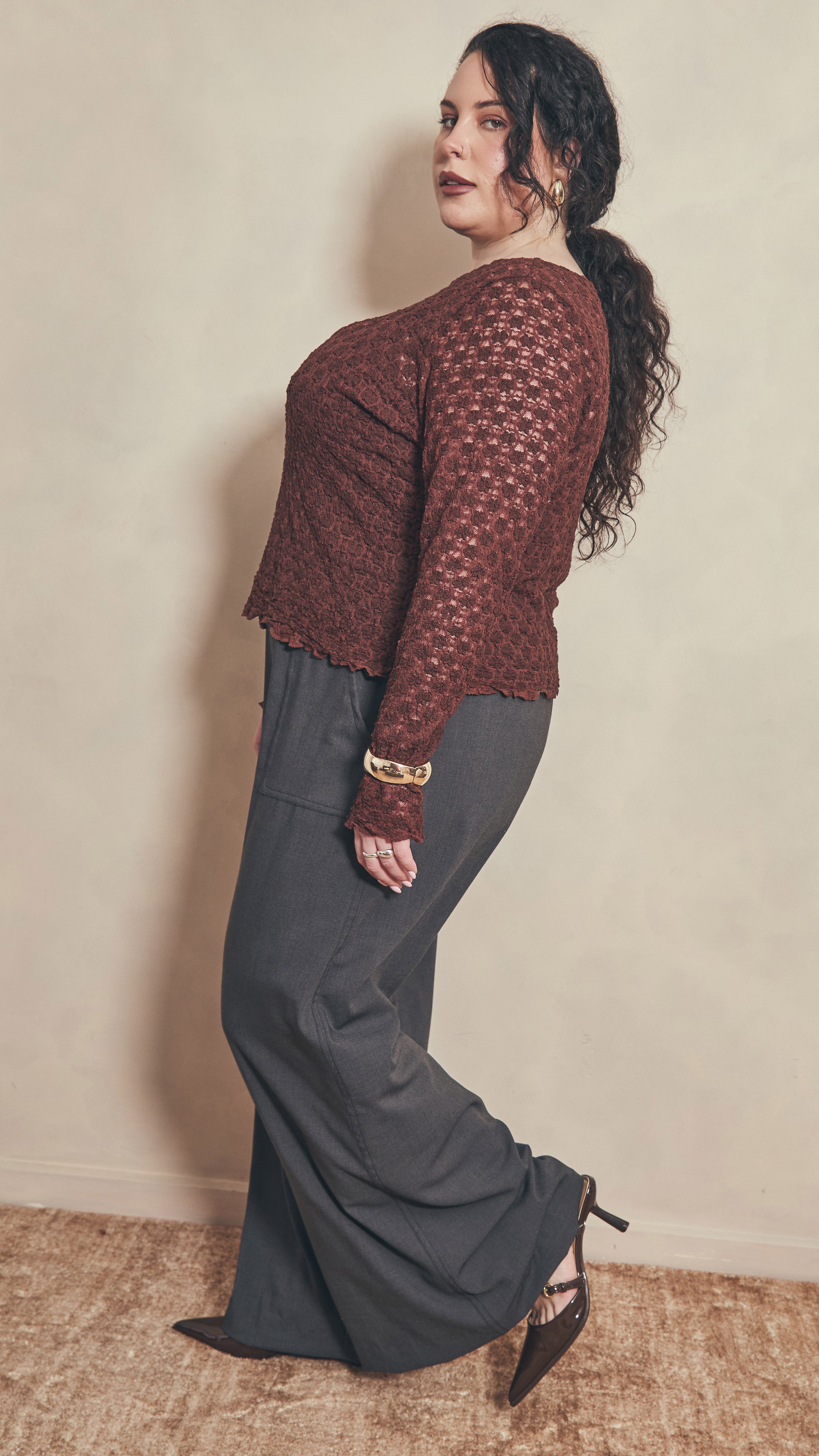 ABBI Palazzo pant Effortless curve
